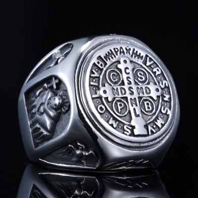 Vintage Fashion Titanium Steel Ring Hypoallergenic Durable Never Fade Stylish Jewelry for Women Men