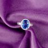 Natural Tanzanite Gemstone 925 Sterling Silver Handmade Jewelry Ring For Gift RR-28-2
