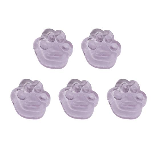 5Pcs Ice Cube Squeeze Toy Stretchy Transparent Cat Paw Sensory Toy Anxiety Relief Stress Ball Classroom Prizes Party Favors