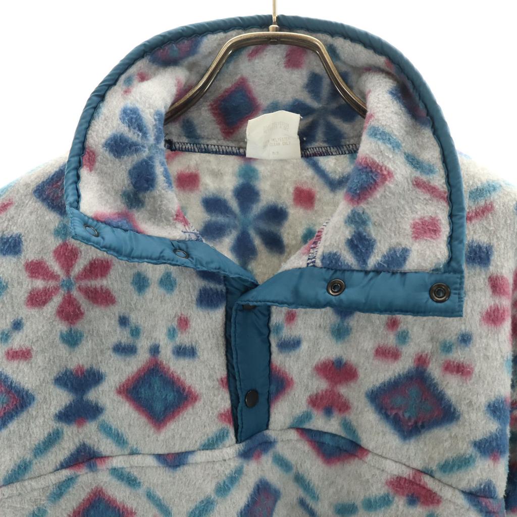 VERBIER 90s Made In Canada Old Nordic Pattern Long Sleeve Freeze Trainer Men's Used