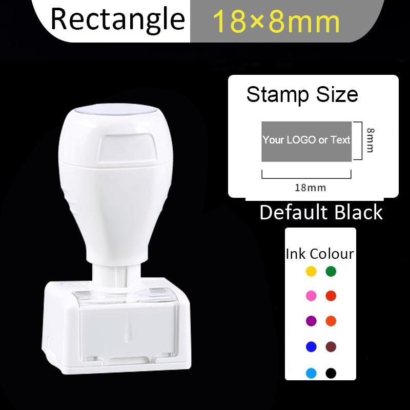 Custom Self Inking Return Stamp Address Personalized Signature Easy Stamping Seal Customized Your Design LOGO Rubber Stamps DIY