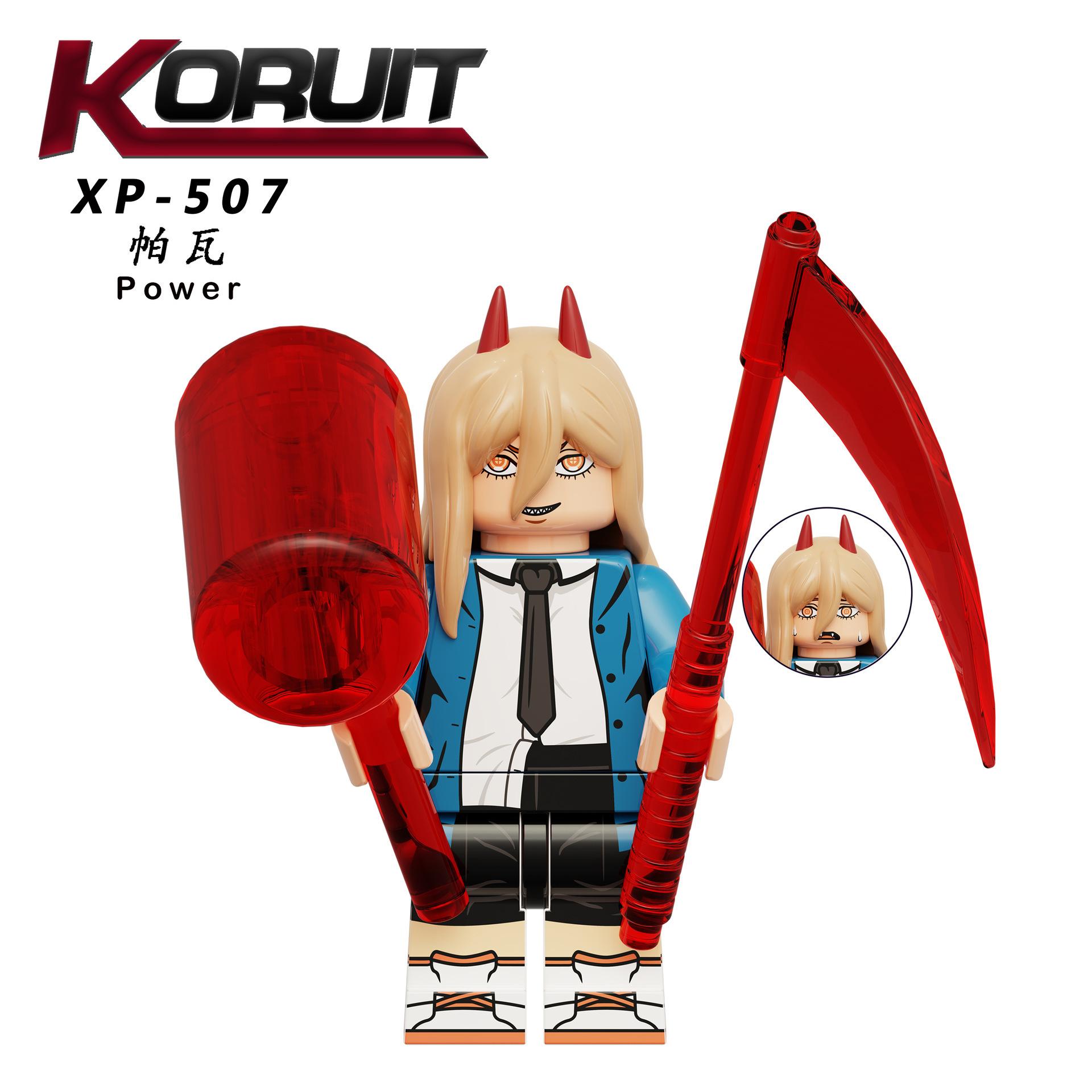 

Kt1067 Людина-бензопила Лялька з будівельних блоків Лялька з дрібних деталей Іграшка Сумка About 4.5cm high