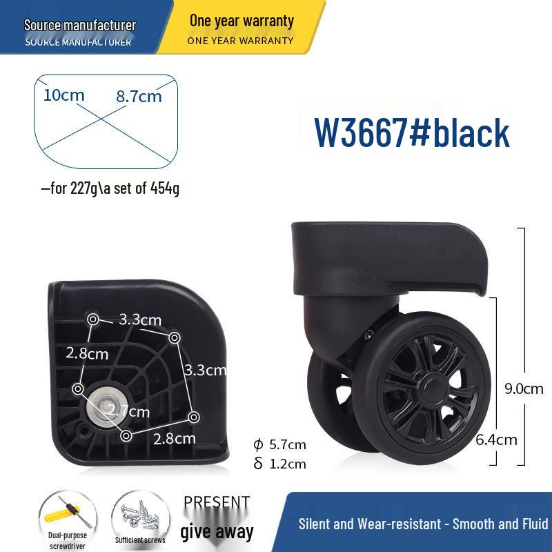 Rodas de Substituição Universal para Malas e Malas de Trolley