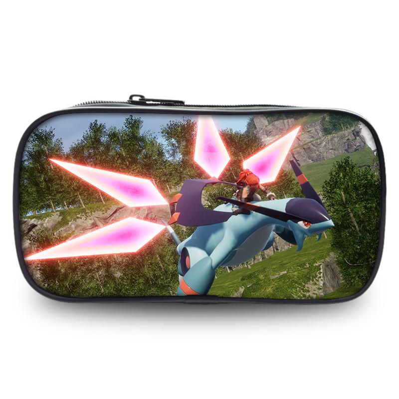 Trousse à crayons étudiante grande capacité Palworld Sac à papeterie élégant en polyester