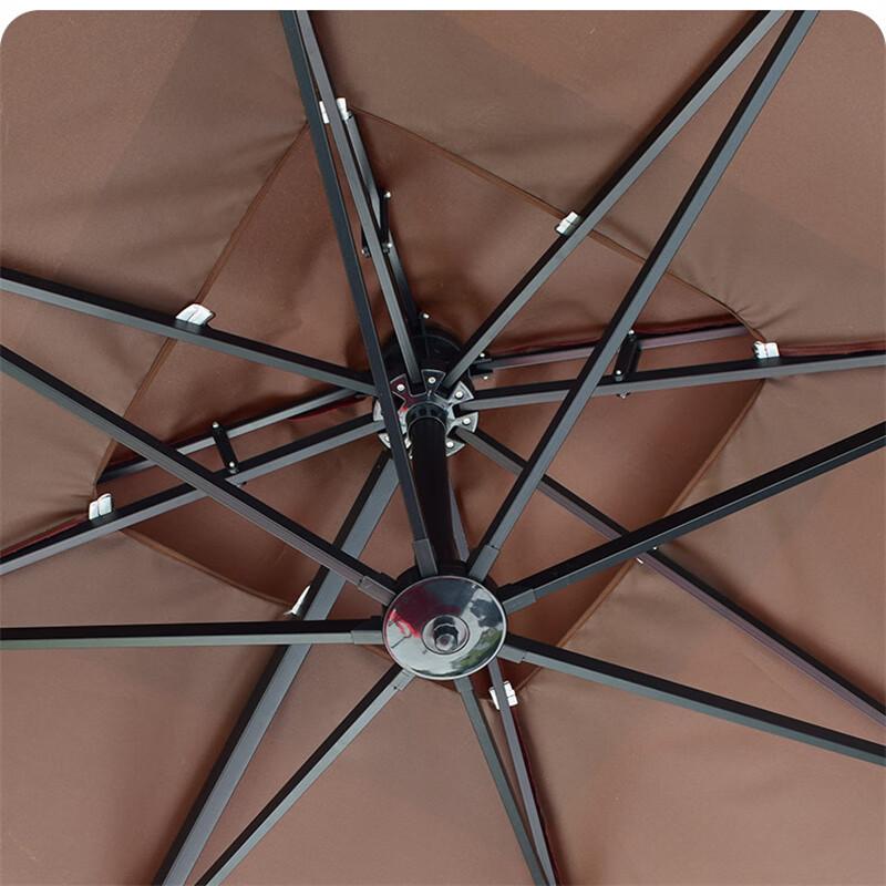 USAN HOME Outdoor Roman Sunshade Umbrella with Stand