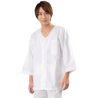 Aiai Dabo Made in Japan Hemd, Weiß, 100% Baumwolle, (Mittel)