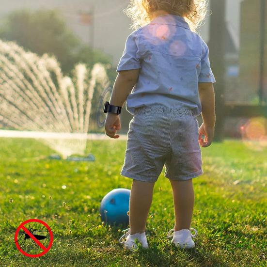 Elektronický ultrazvukový repelentní náramek bez DEET, dobíjecí, přenosný, vodotěsný, pro venkovní turistiku, cestování, pro dospělé a děti, repelentní náramek