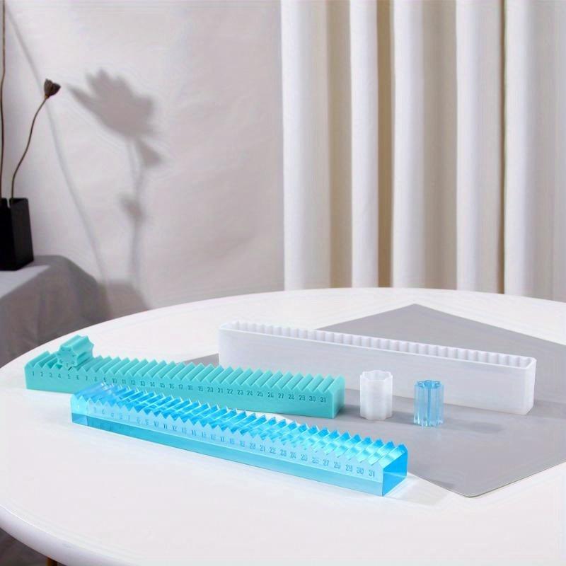 

DIY Handmade Crystal Epoxy Resin Mold Desktop Table Calendar Silicone Mold