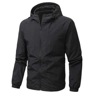 Loose Version of Spring and Autumn Casual Jacket Men's Hooded Outdoor New Windproof Versatile Jacket Men's Coat
