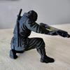 3D Printed Ninja Pen Holder Cool Ninja Figurine Pencil Stand Decorative Desk Organizer for Anime Fans Office Desk Gaming Room Decor
