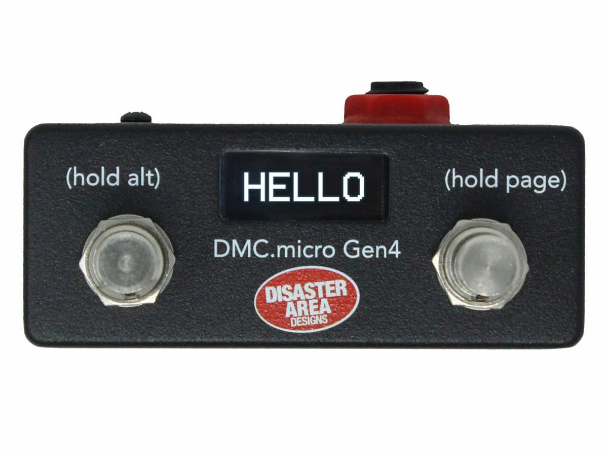 

Disaster Area Gen4 Programmable MIDI Controller Disaster Area Designs Designs/DMC.micro