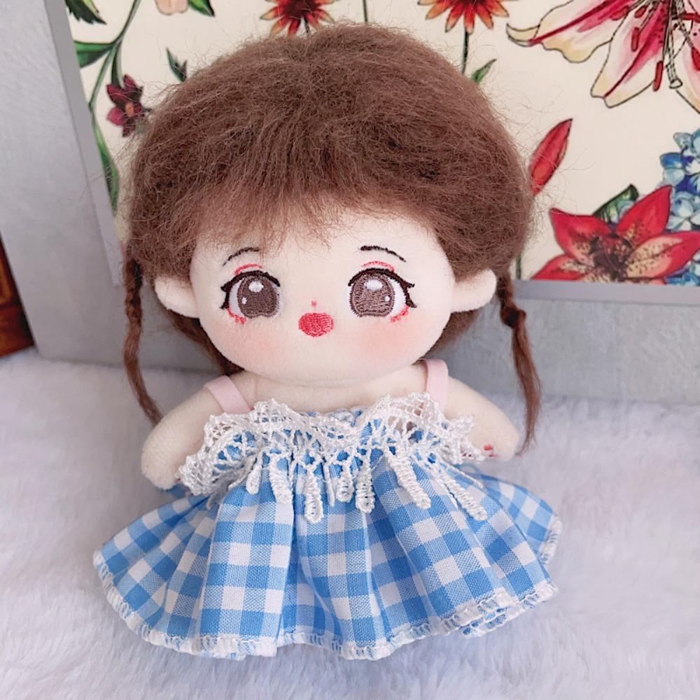 Lace 10cm Cotton Doll Clothes JK Skirt Plush Toys Clothes Doll Clothes Dress Kids Girls Toys
