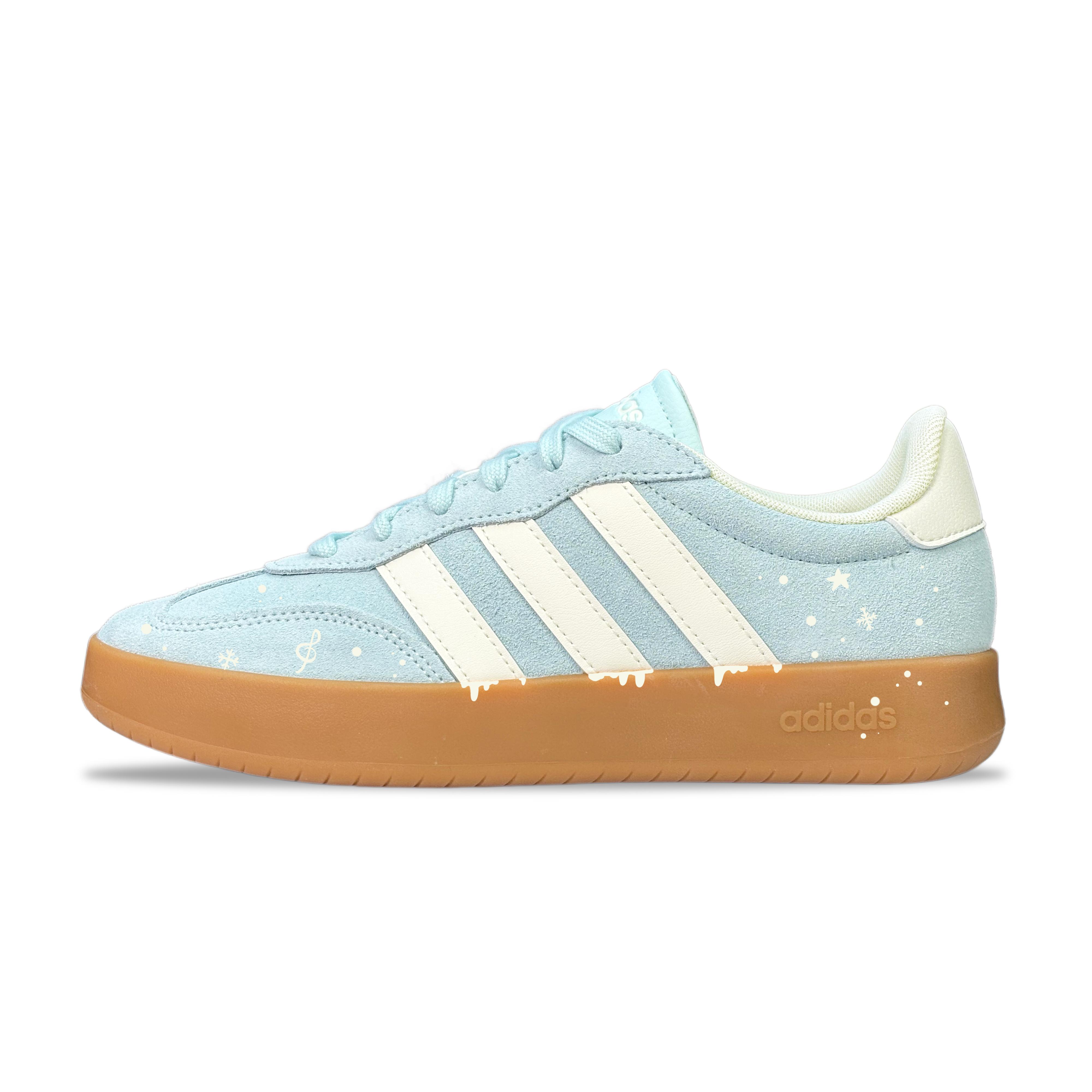 Adidas BARREDA YDCC Ice Blue Foam Abrasion Resistant Low top German Army Trainers Unisex Blue JQ4238(Team501-) 40