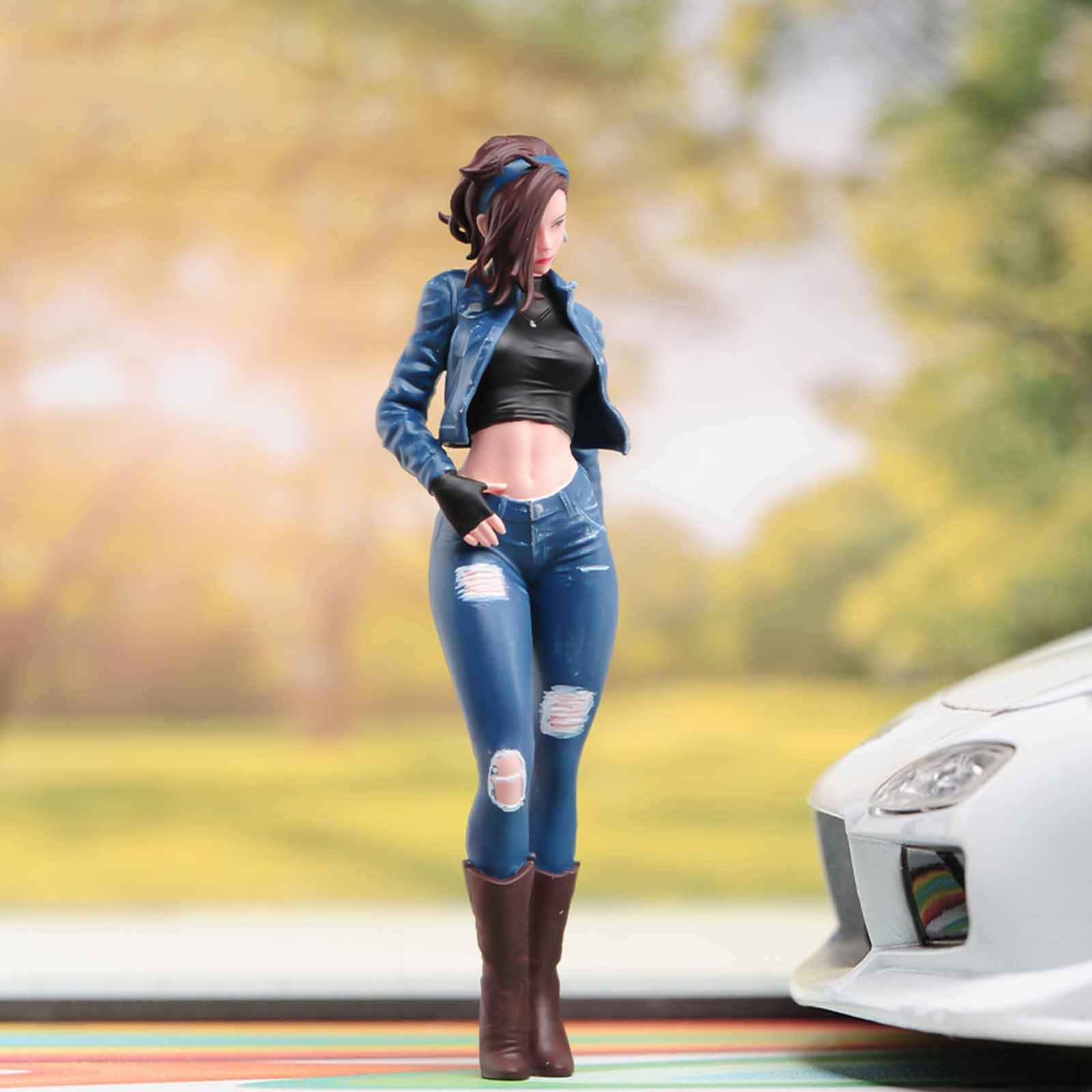 

Figure Model Miniature Figures Female Human Made of Resin for Car Decoration Home Decor 1 24