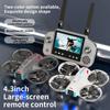 AE21 Drone with 4.3-Inch Screen: Four-Rotor Mini Quadcopter for Aerial Photography