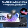 Tempered Glasses - Booling - for Samsung Galaxy A55 5G - 2 Screens - 2 Cameras - 9H Resistance