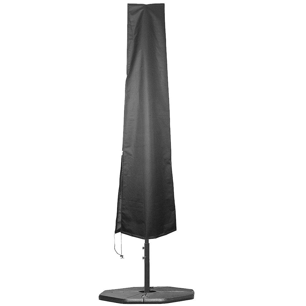 Outdoor Oxford Cloth Black Waterproof Dustproof Anti UV Umbrella Cover Protector(190x59cm)