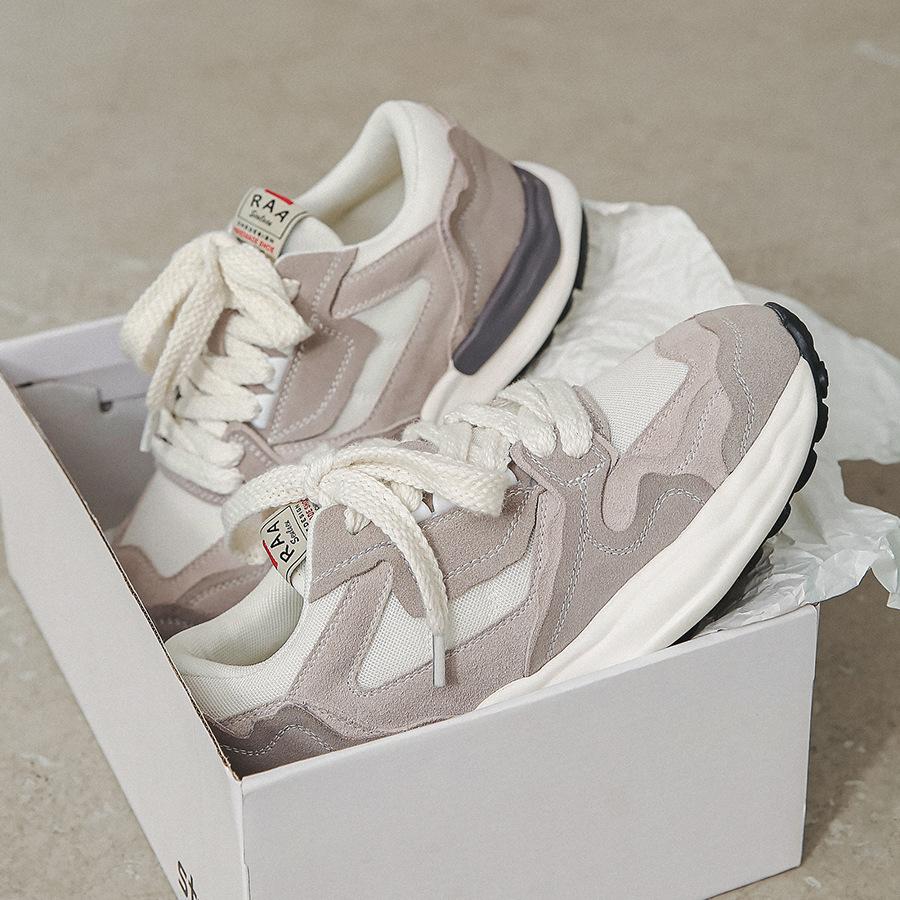 

Нишевый дизайн, распускающиеся туфли для папы на толстой подошве, женские осенние новые повседневные спортивные туфли для пар в стиле Форрест Гамп