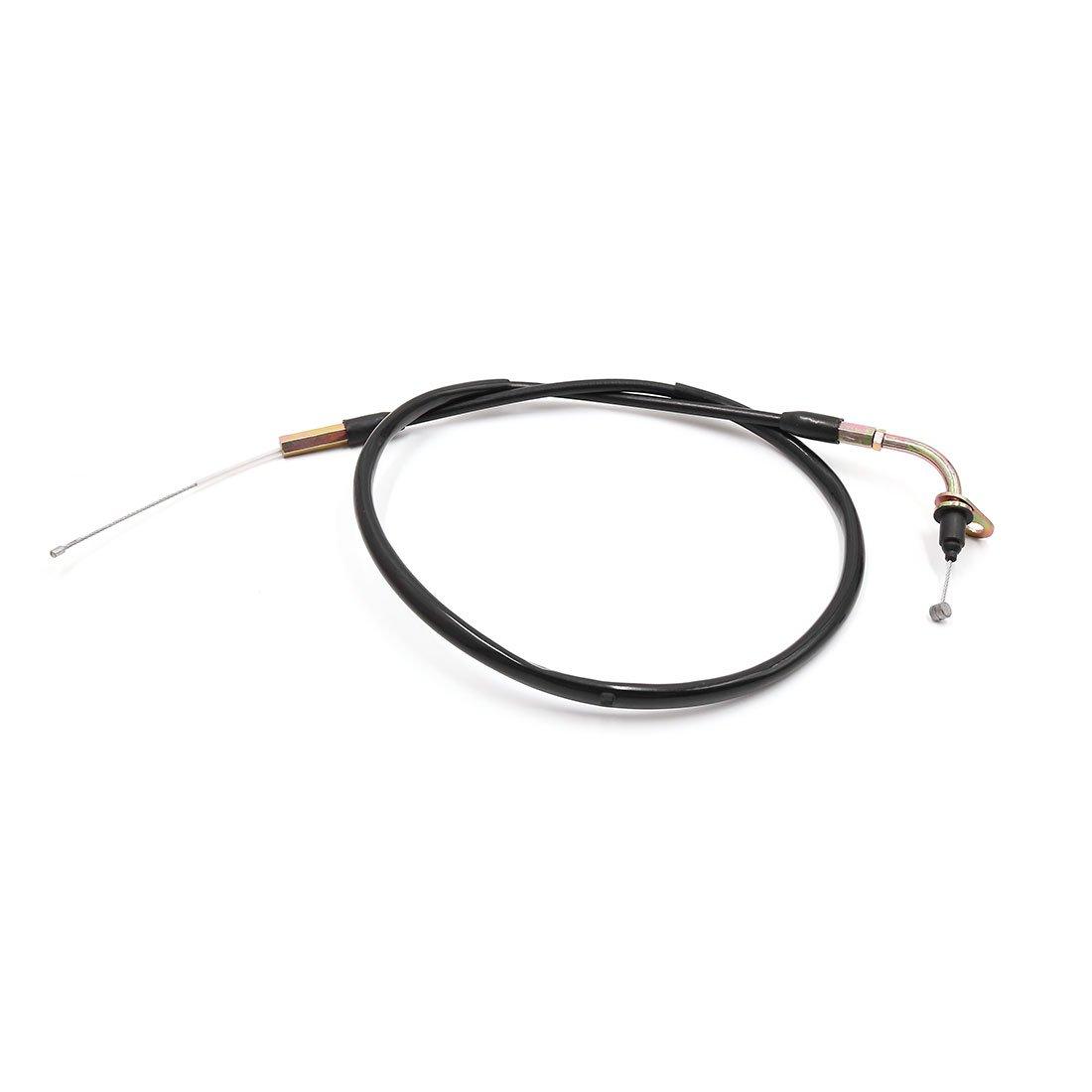 

uxcell Motorcycle Throttle Cable Black Rubber Coated Wire Compatible Yamaha YBR125