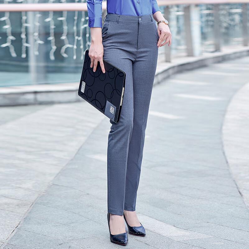 Unisex Business Formal Straight-Leg Trousers