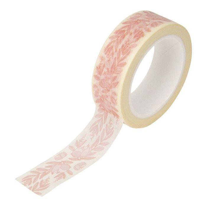 Masking Tape - Draeger Paris - Rose - 10 M - Motifs floraux - Adhésif décoratif