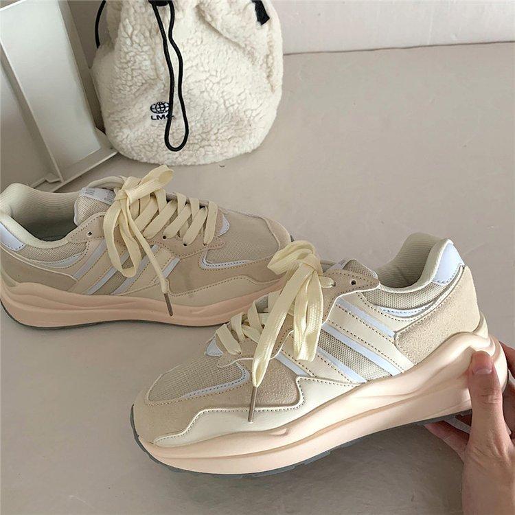 Summer Hong Kong Style Sports Shoes Women's Spring New Platform Shoes Student Leisure
