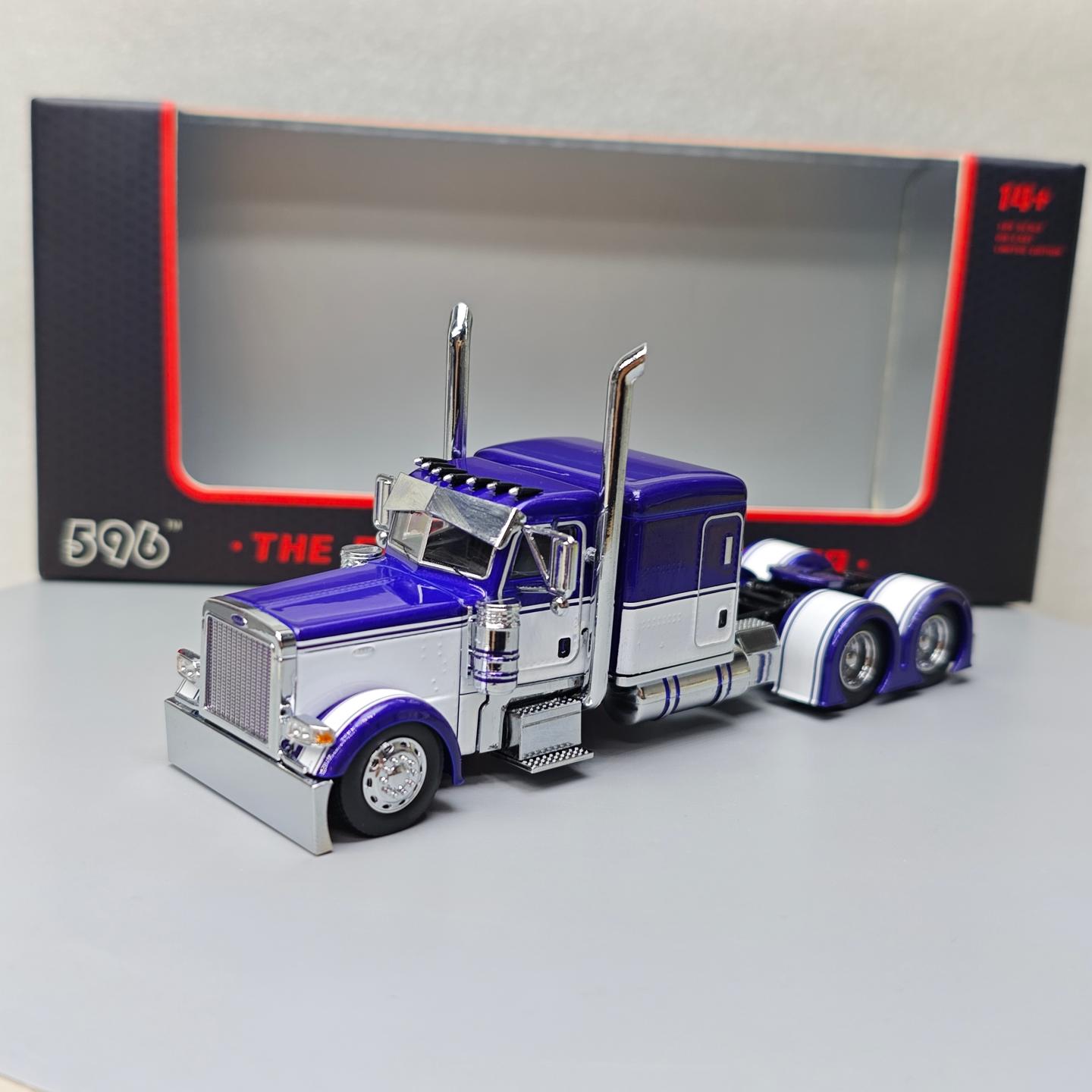 

596 1:64 Peterbilt 379 Грузовик Симулятор Модель Автомобиля Сплав Игрушка Коллекция Украшение Орнамент Подарок