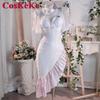 CosKeKe Dorothy Game NIKKE Cosplay Costumes Yan Tao Yuan Skin Sweet Elegant Cheongsam Activity Party Role Play Clothing S-XL New