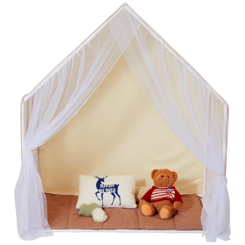 VEVOR Kids Play Tent, Kids Tent for Kids 1-5 Years Old, Toddler Tent with Mat and Tent Lamp, Tent for Kids with Windows for Indoor and Outdoor
