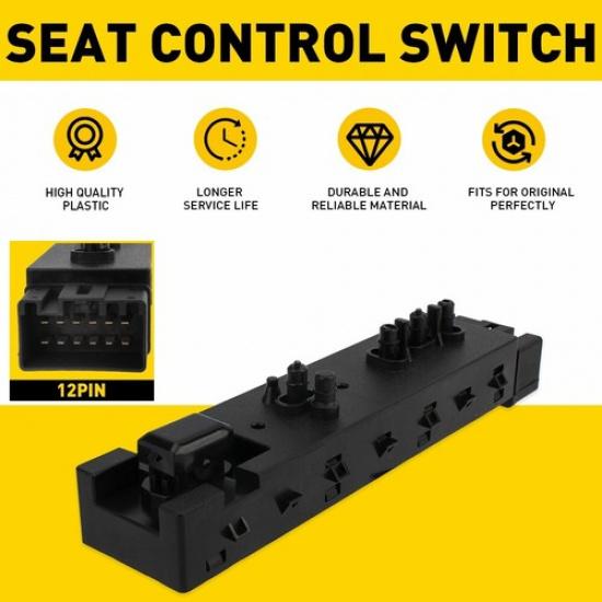 Passenger Front Right Power Seat Switch 10 Way For Ford 2009-2017 F-150 F150 EXV