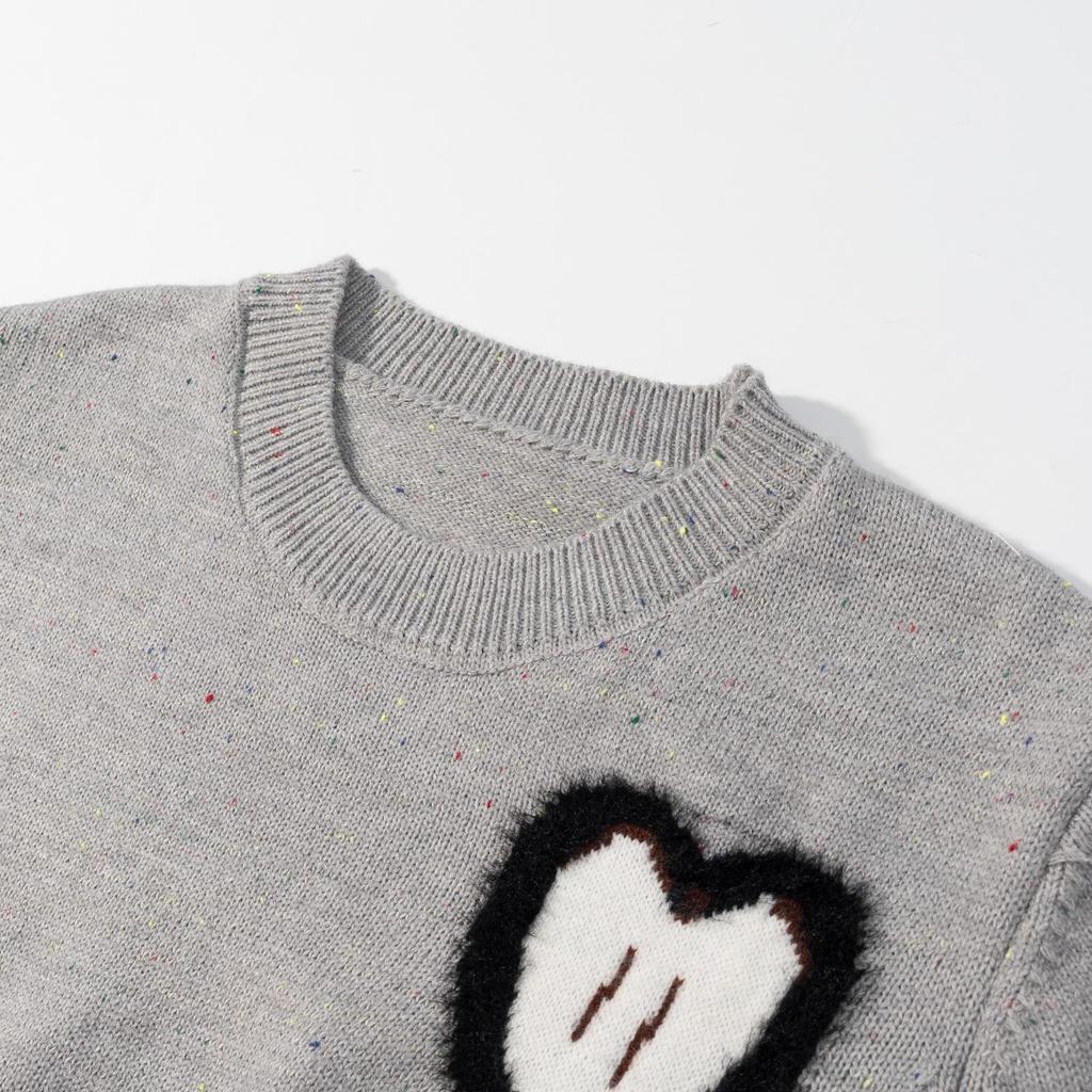 2025 Autumn European & American Style Women's Round Neck Sweater - High-End Feel Knitwear Top