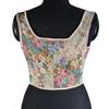 French Vintage Lace Up Waist Cincher Cami Top Women S Sexy Backless Camisole