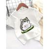 European Size Childrens Round Neck T-Shirt Casual Fashion Print Top