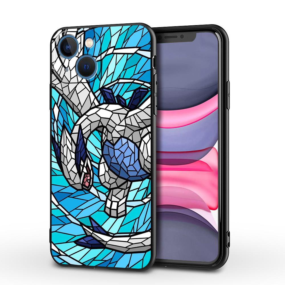 Barevný obal Pokemon Pikachu pro iPhone XR XS X 12 Mini 13 Pro Max SE 14 Plus 7 8 6s 11 14Pro 13Mini 14 Matný TPU Měkký Kryt