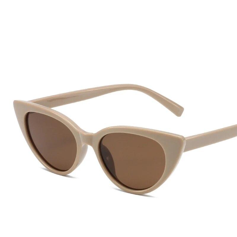 Sexy Kleine Vintage Cat Eye Sonnenbrille Frauen Urlaub Am Meer Sommer Strand Shades Outdoor Männer Sonnenbrille Einfache Design Brillen