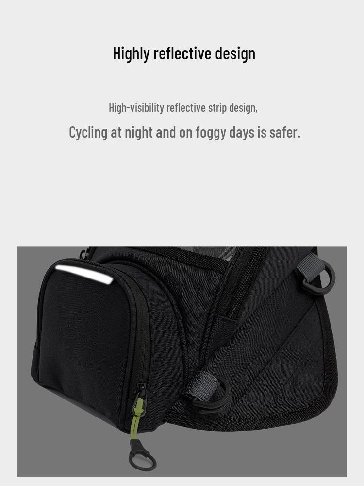 Magnetic Waterproof Motorcycle Tank Bag: Large-Capacity, Wear-Resistant, with Phone Navigation Holder