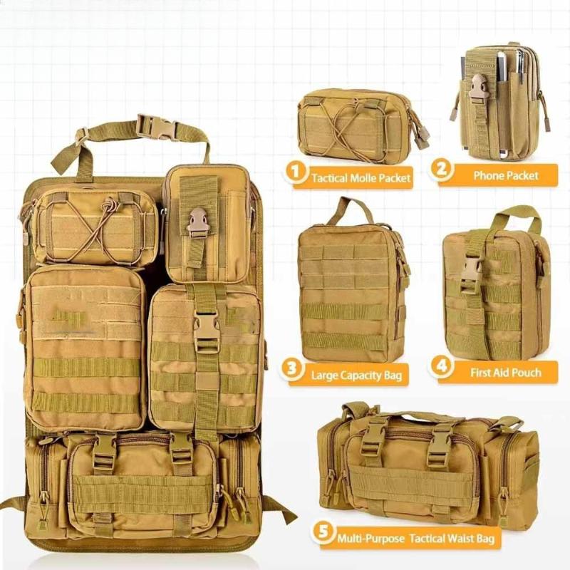 Car Seat Back Organizer Vehicle Panel Organizer Car mounted multifunctional large capacity combination storage suspension bag