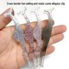Anti-Static Plastic Eyelash & Eyebrow Tweezers - Seahorse Clip Lash Extension Tool