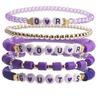 Olivia Rodrigo Lila Ton Fächerarmband-Set