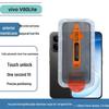 Vivo V80 Lite HD Anti-Peep Tempered Glass Screen Protector with Instant Apply for Dust-Free Installation