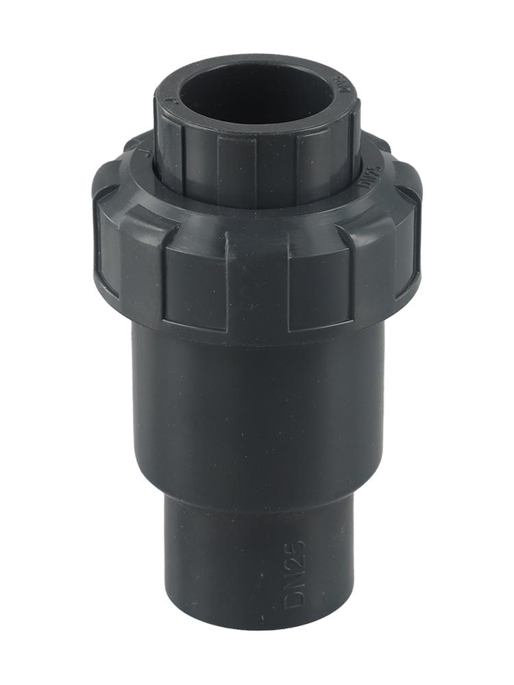 1 Stück Rückschlagventile 32mm/1,26 Zoll Rückflussverhinderung Grau PVC