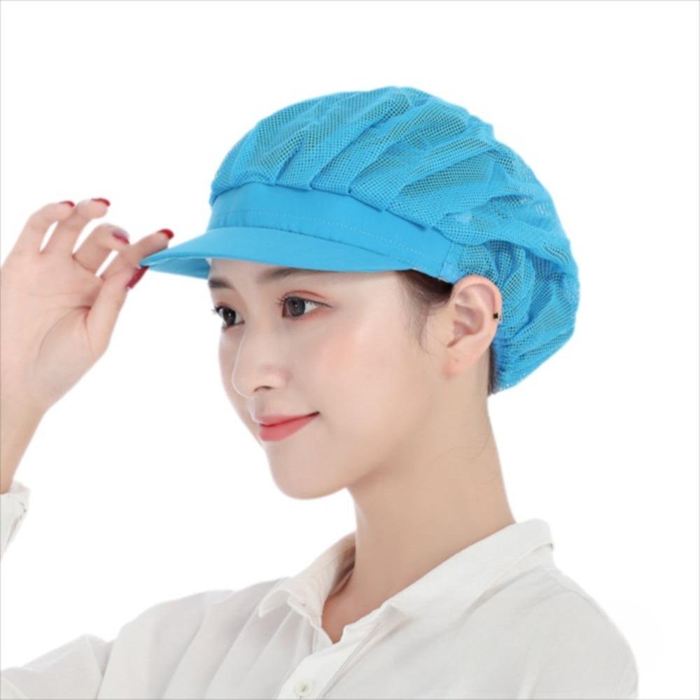 Hygienic Design Chef Hat Smoke-Proof Dustproof Feature Cooking Cap Hairfall Prevention Oil-Resistant Dust-Proof Net Cap