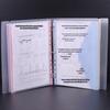 Transparent Multi-Layer Velcro Ring Binder Folder for Student Papers and Homework