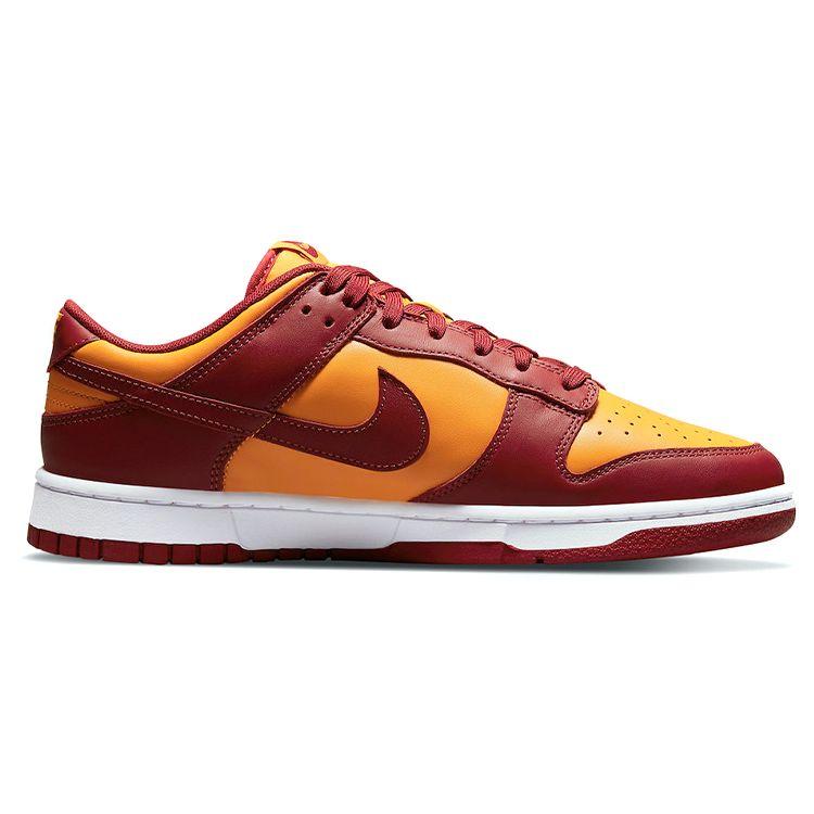 Nike Dunk Low USC Men Sneakers Red Midas-Gold Tough-Red DD1391-701