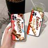 Cute Kinder Surprise Eggs Logo Phone Case For Iphone 17 16 15 14 13 12 11 Pro Max Plus Black Shell Cover Case