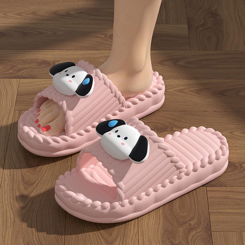 Slippers Women's Summer Home Indoor Thick-soled Household Bathroom Non-slip Silent Sandals and Slippers