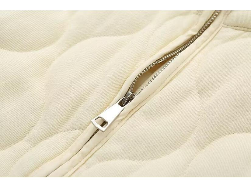 2025 Urban Casual gewaschene Baumwoll-Steppjacke für Damen - Herbst/Winter Kollektion