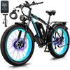 Bicicletă Electrică KETELES 1000Wx2 Motor Dual Bicicletă Electrică de Munte Viteză Maximă 55Km/h 48V 23AH 21 Viteze Sarcină 150Kg K800