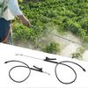 Stainless Steel Spray Wand with Ergonomic Hose and Adaptable Spray Settings