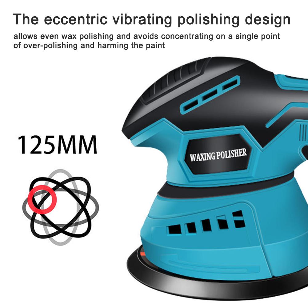 Cordless Car Polisher Electric Auto Polishing Machine Multifunctional Home Cleaning Metal Waxing